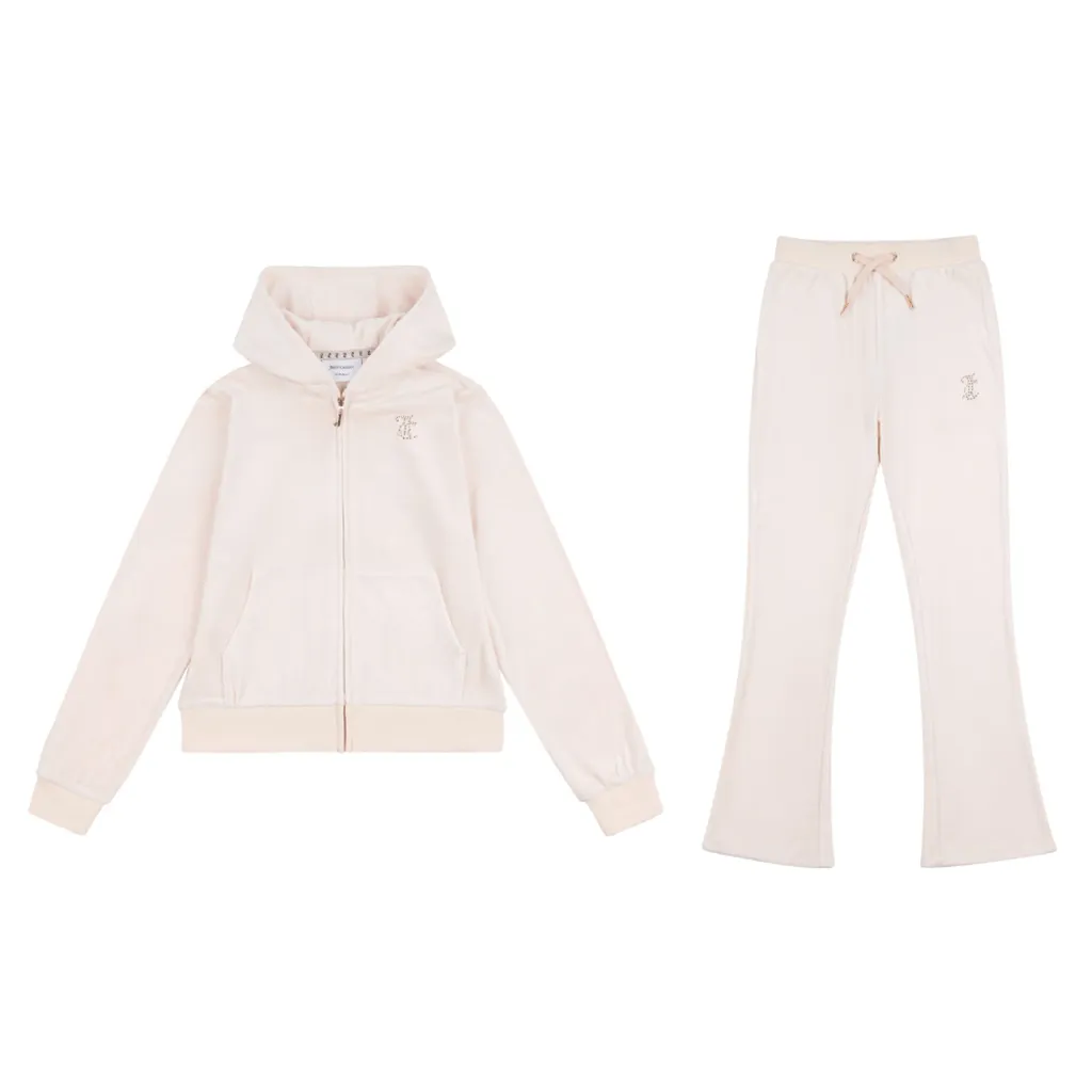 Juicy Couture Diamante Bootcut Tracksuit Junior