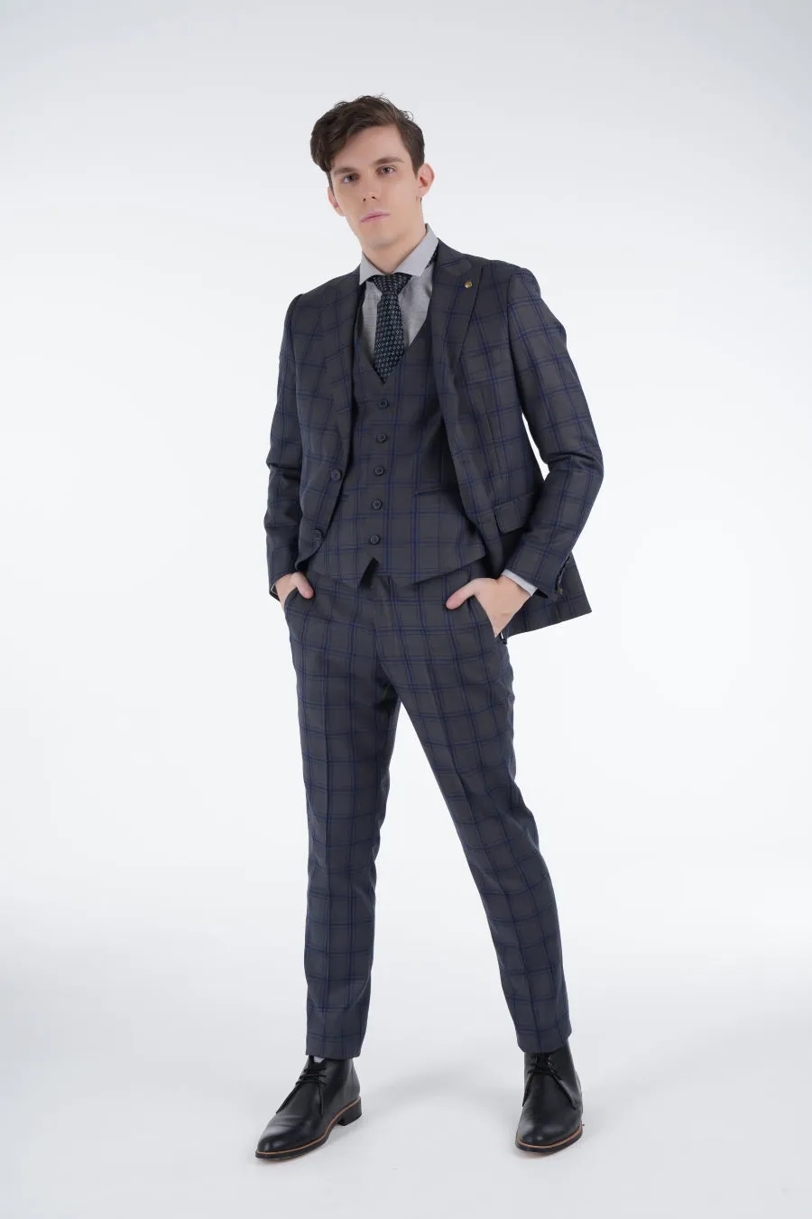 Kendall Charcoal Suit