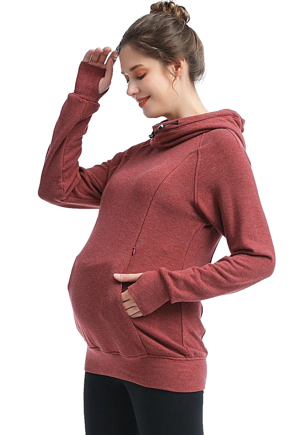 Kimi + Kai Maternity Posie Active Nursing Hoodie