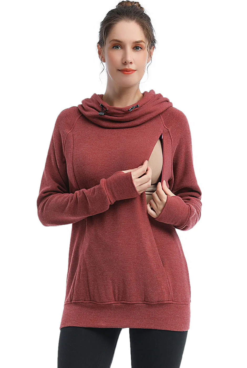 Kimi + Kai Maternity Posie Active Nursing Hoodie