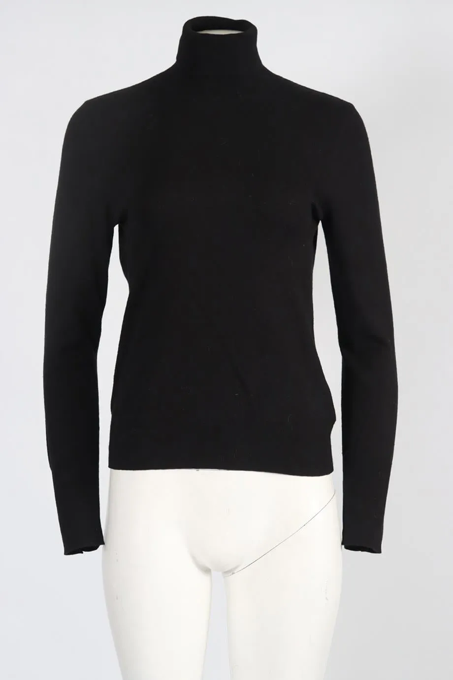 L'AGENCE COTTON BLEND TURTLENECK SWEATER MEDIUM