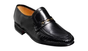 Laurie - Black Kid Loafer