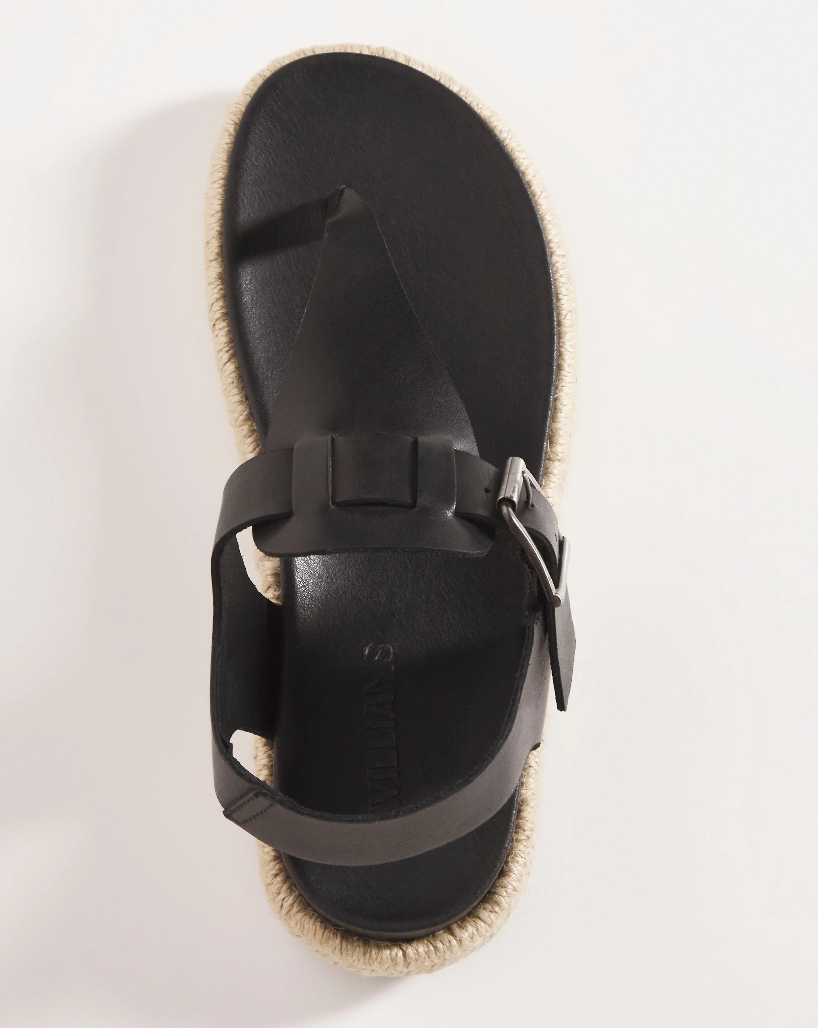 Leather Toe Post Espadrille E Fit