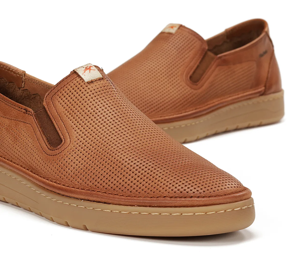 LEO F1946 Brown Slip On