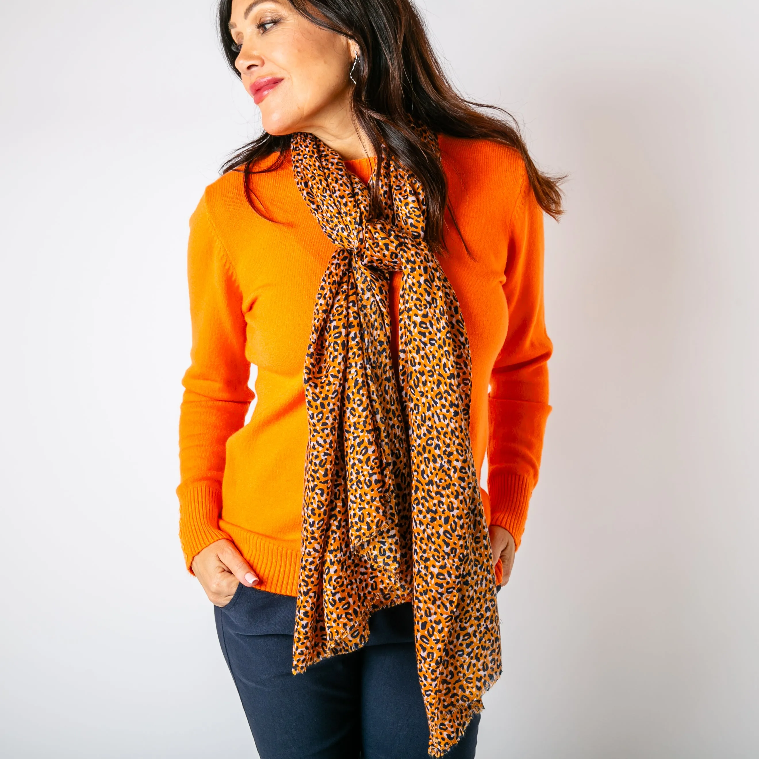 Leopard Print Scarf