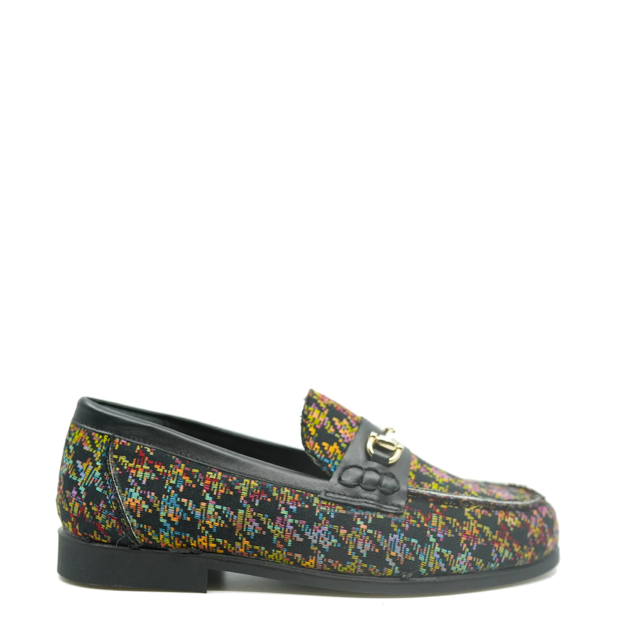 LMDI Multi Houndstooth Buckle Loafer