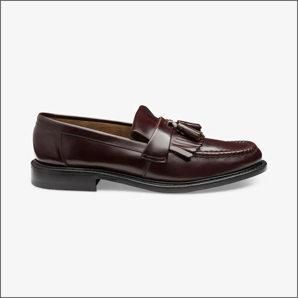 Loake Brighton Burgundy Classic Tassel Loafer*