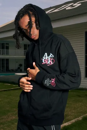 Logo Zip-Up Hoodie