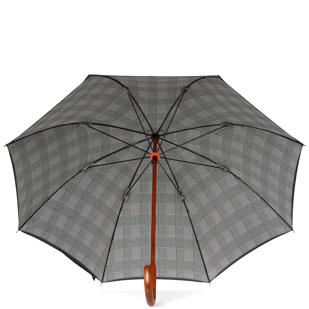 London Undercover Classic Double Layer UmbrellaBlack & Prince of Wales