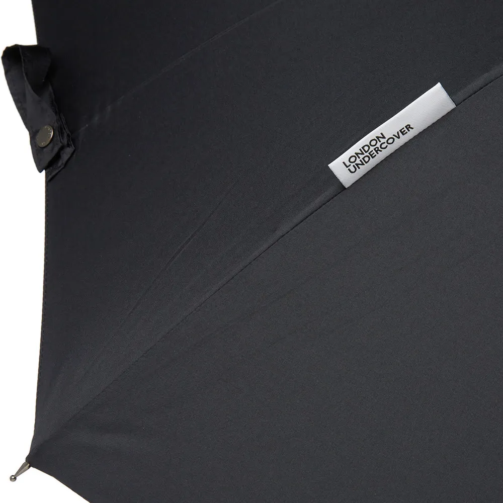 London Undercover Classic Double Layer UmbrellaBlack & Prince of Wales