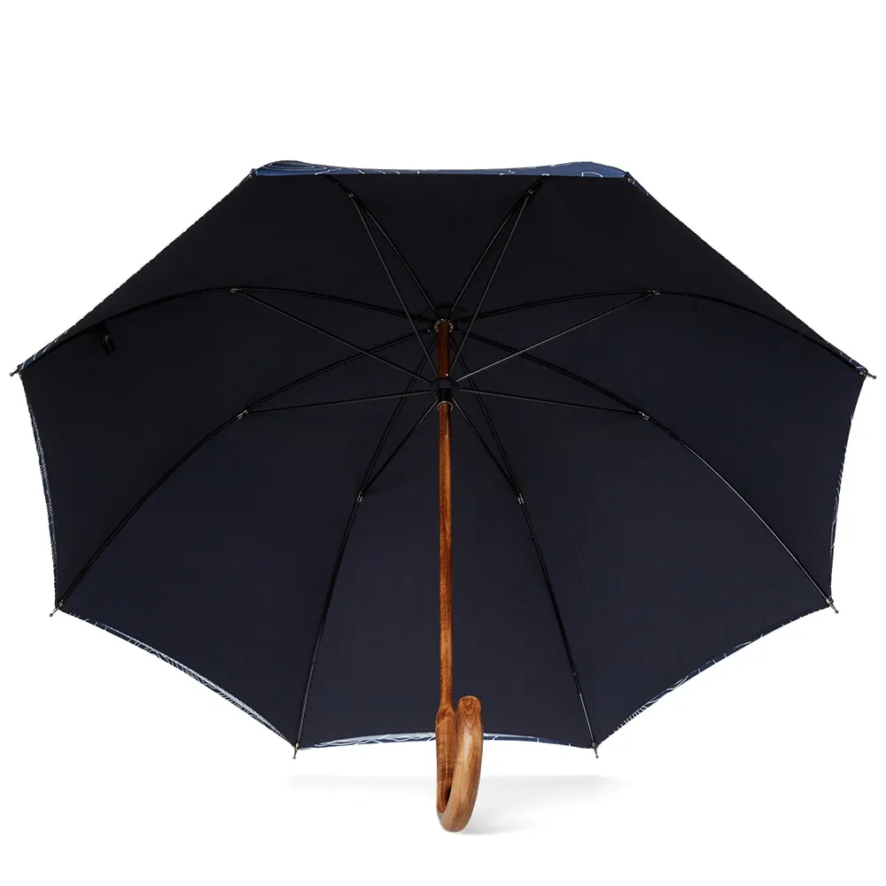 London Undercover Double Layer Contour Exterior UmbrellaNavy