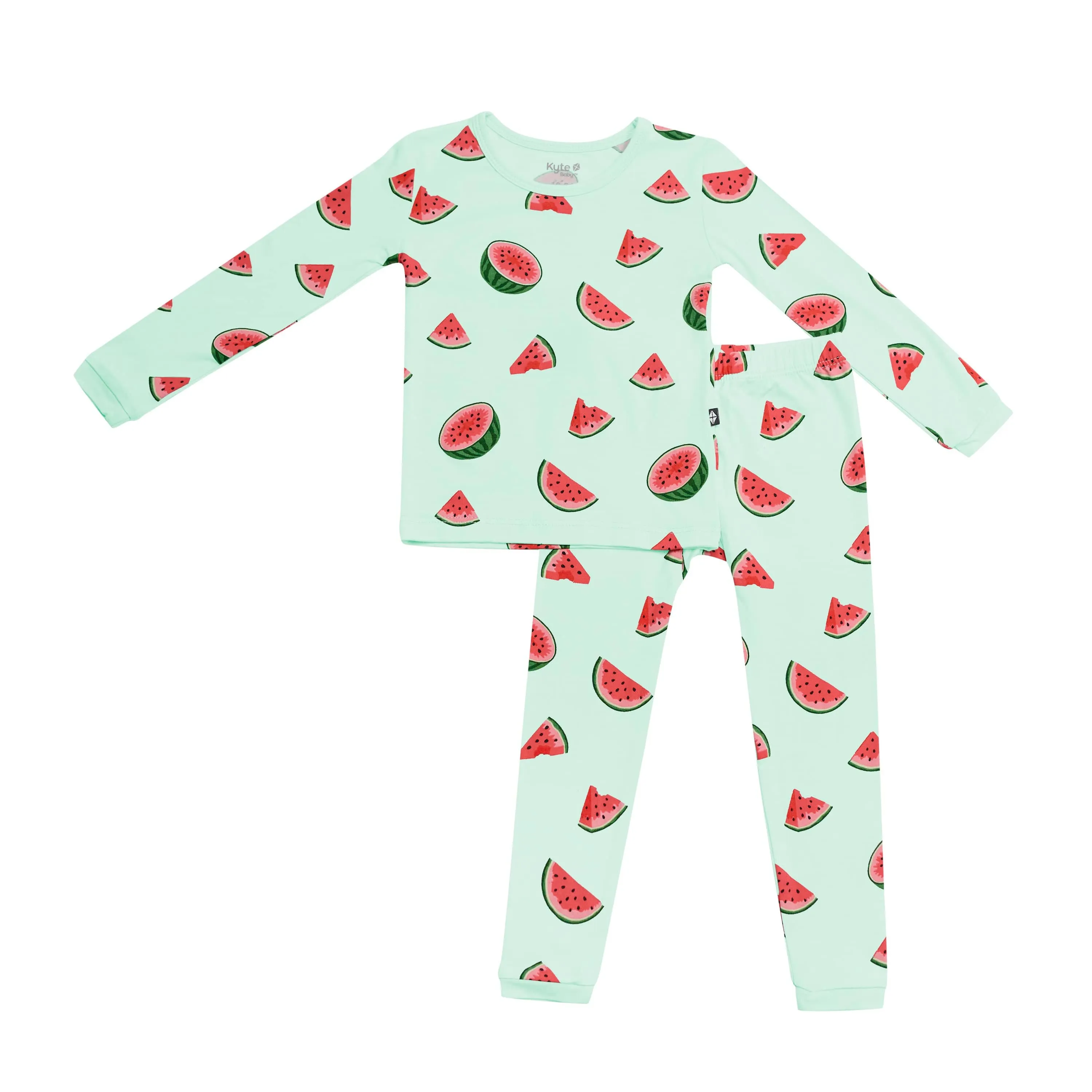 Long Sleeve Pajamas in Watermelon