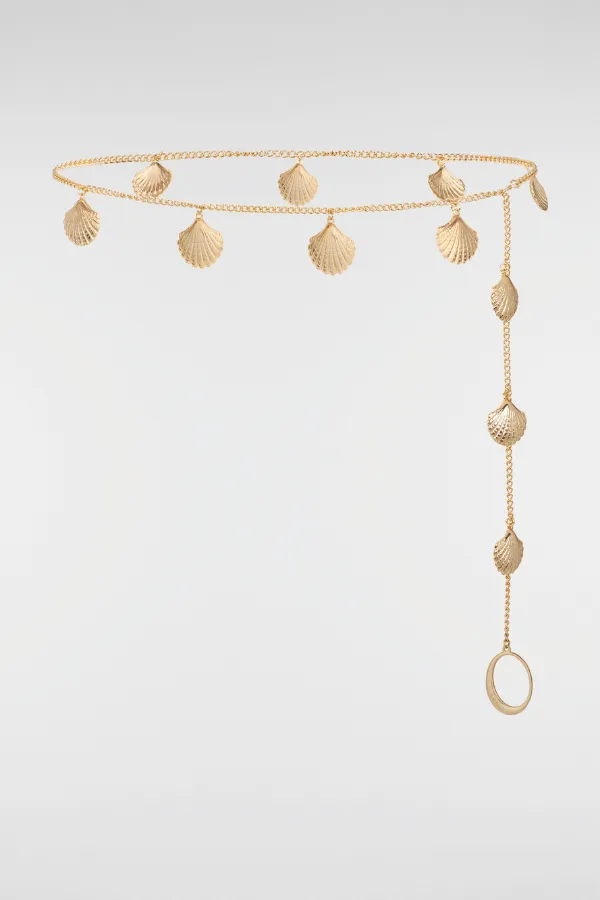 Lumiere Shell Chain Gold