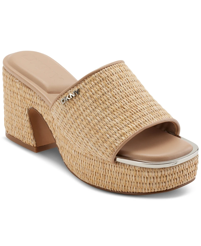 Macy's Dkny Women's Desirae Slip-On Espadrille Platform Sandals