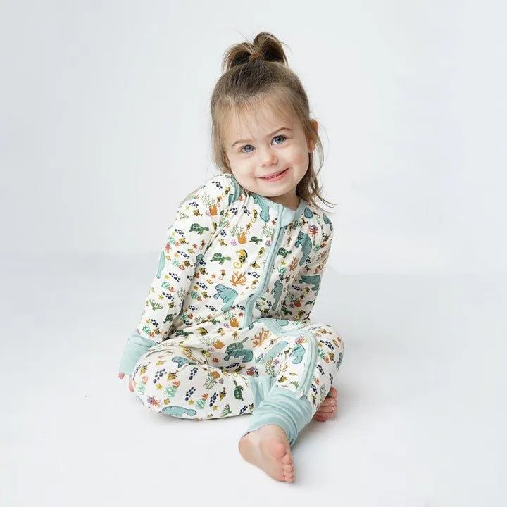 Manatee Bamboo Baby Pajamas