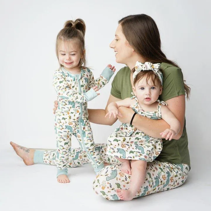 Manatee Bamboo Baby Pajamas