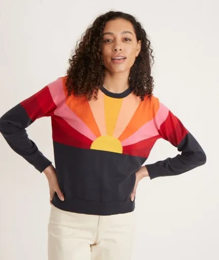 Marine Layer Sunset Icon Sweater