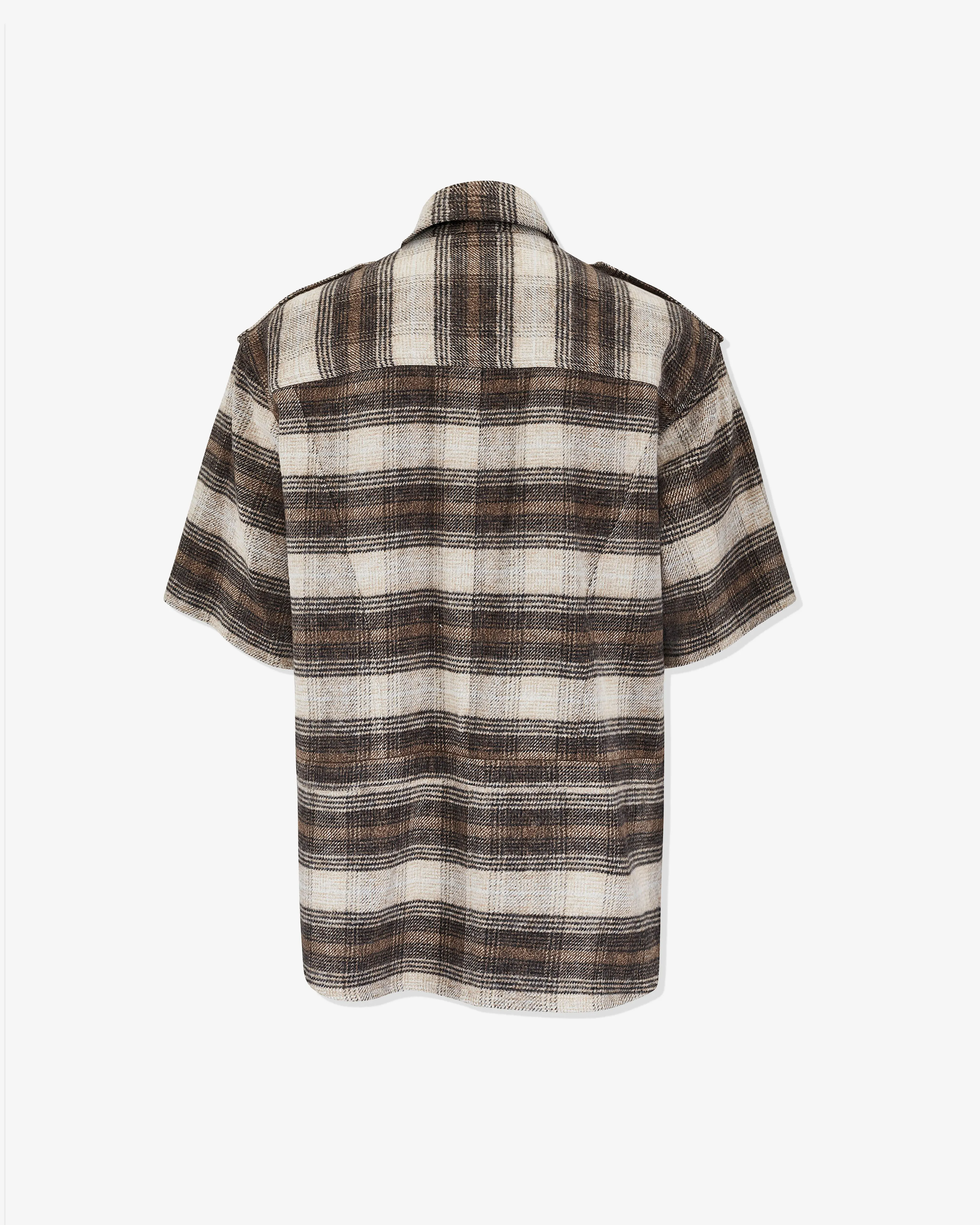 Martine Rose - Men's Blanket Safari Shirt - (Brown)