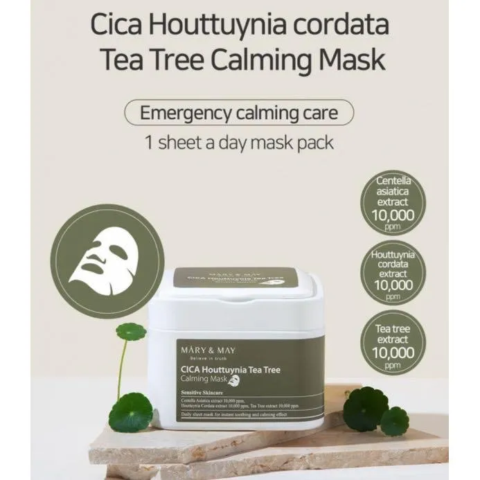 Mary & May Cica Houttuynia Tea Tree Calming Mask