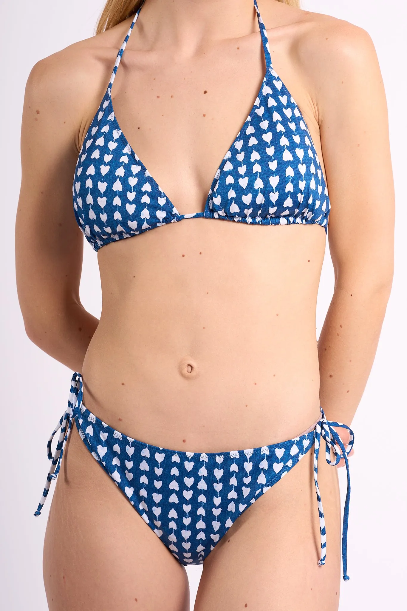 Mc2 Saint Barth Bikini Cuori Blu/bianco Donna