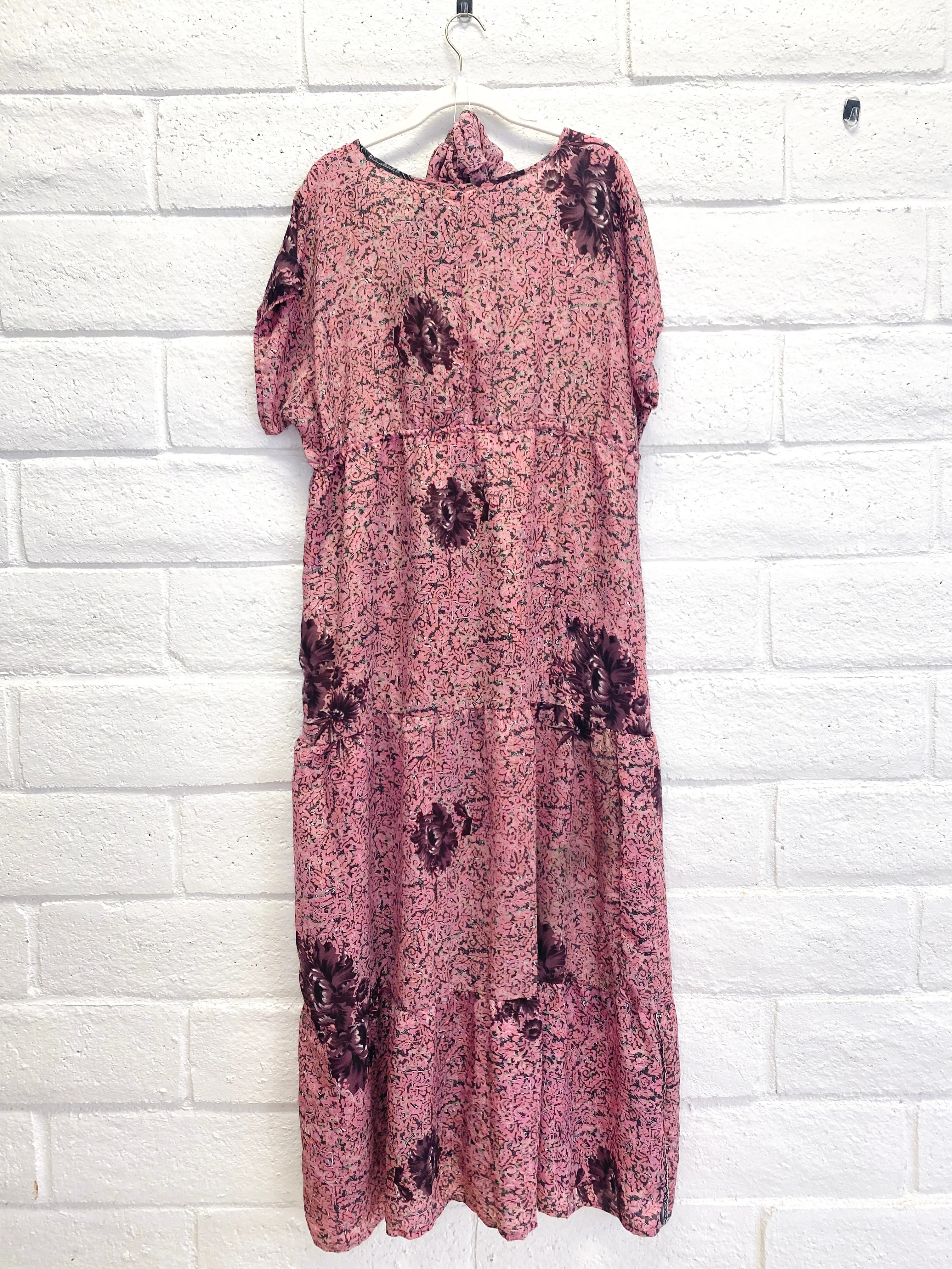 Meadow Dress - M - Mauve Meadows