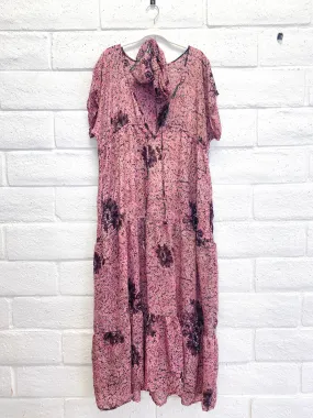 Meadow Dress - M - Mauve Meadows