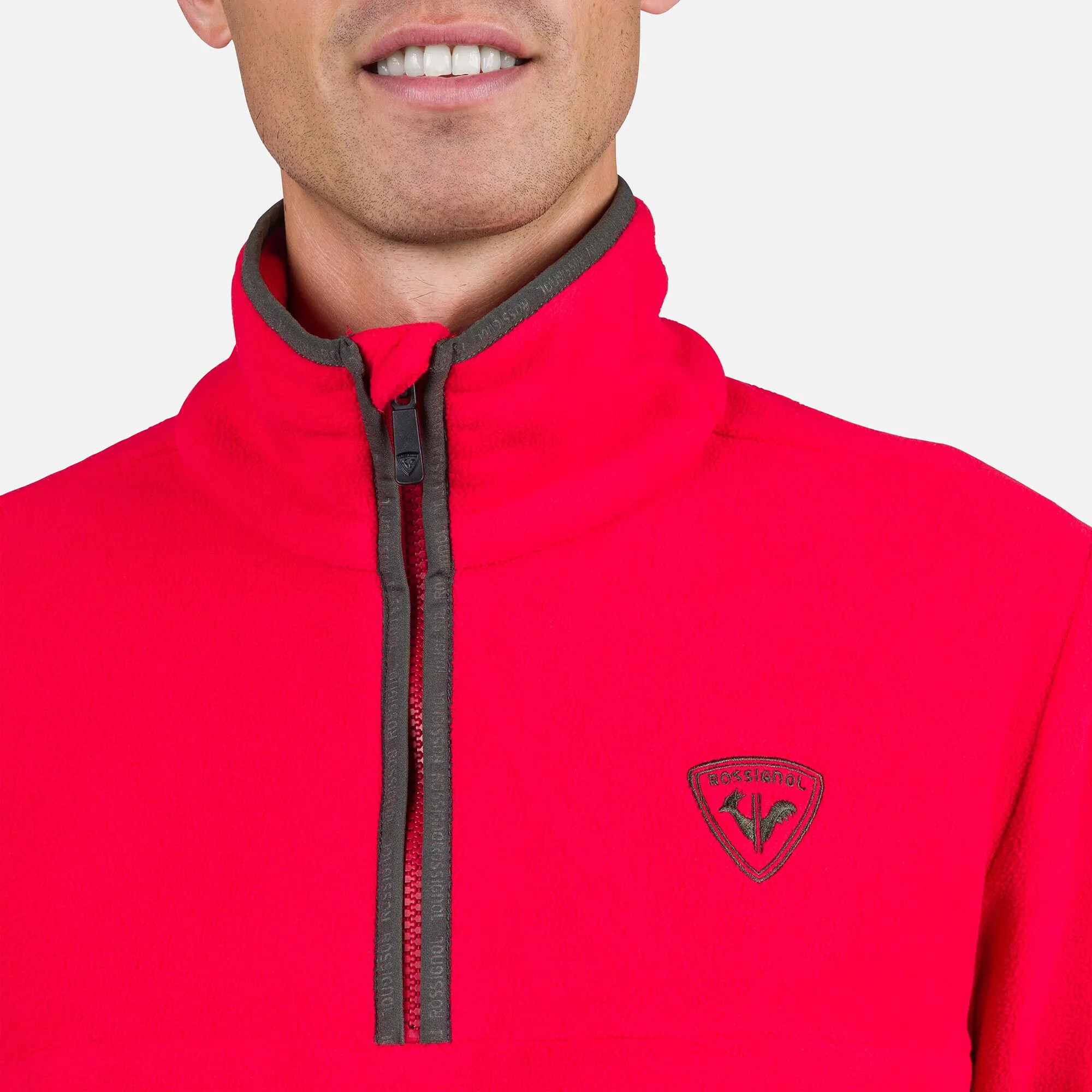 Men's Strawpile Half-Zip Fleece Top