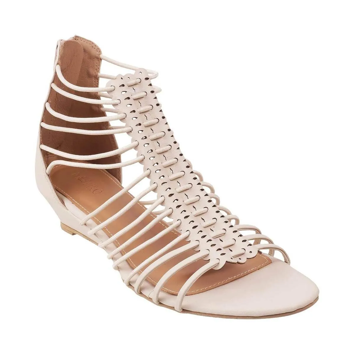 Metro Women Beige Casual Gladiators