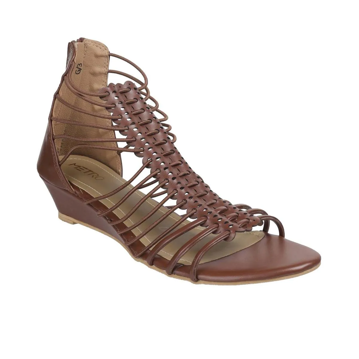 Metro Women Brown Casual Gladiators