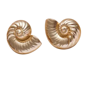 Mignonne Gavigan Ostuni Shell Studs, Gold