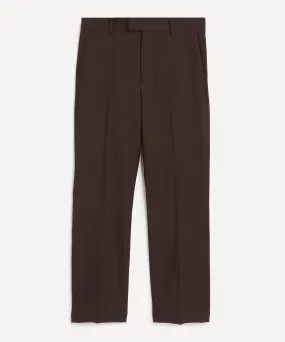 Mike Suit Trousers in Sludge Wool