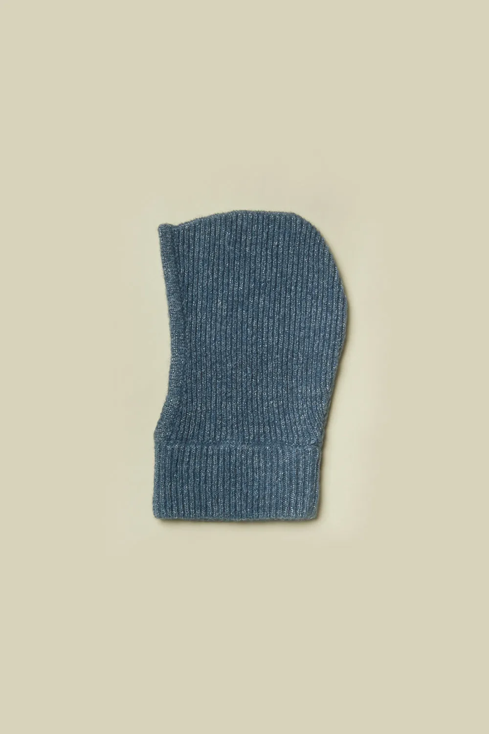 Mouliné alpaca and lurex balaclava