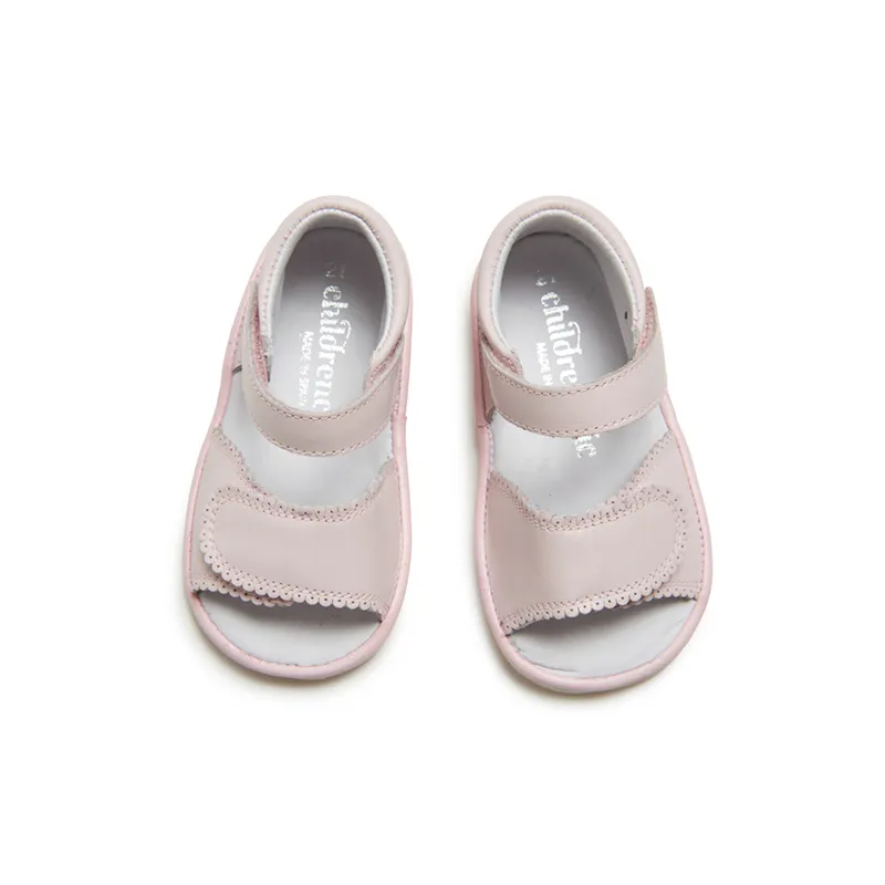 My-First Leather Sandal in Pink