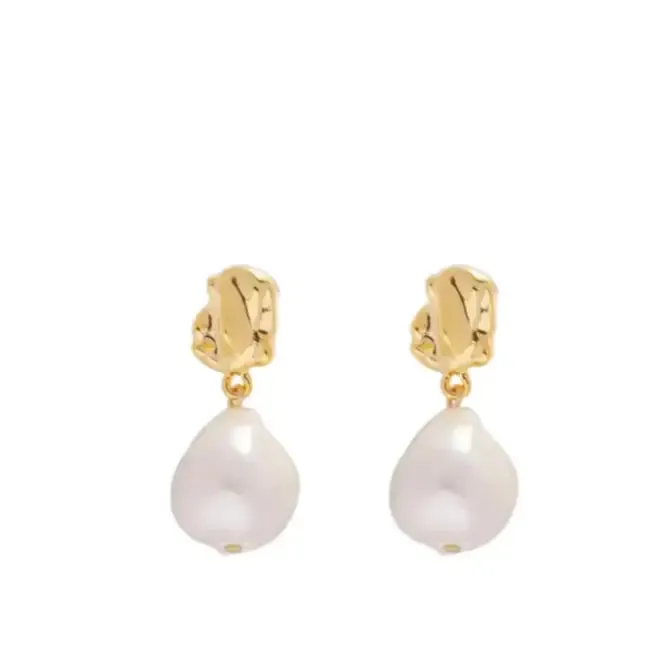 Naturally Stunning Pearl Drop Earrings