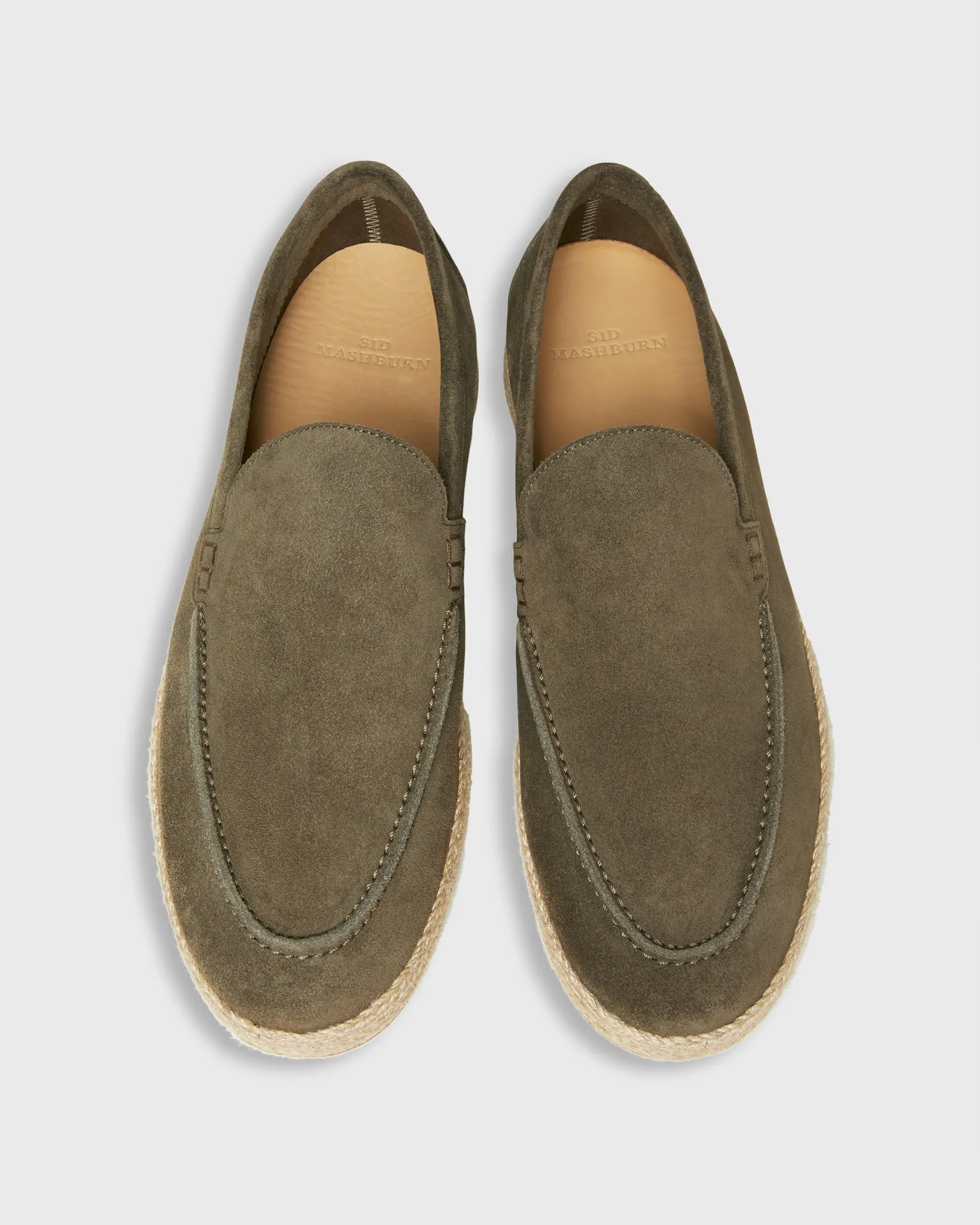 Nazare Espadrille in Dark Sage Suede