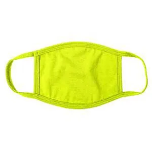 Neon Yellow Face Mask