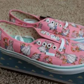 NEW Vans Authentic Toy Story 4 Bo Peep Woody Pink Skate ...