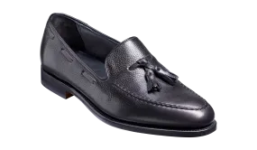 Newborough - Black Grain Hand Stitched Loafer