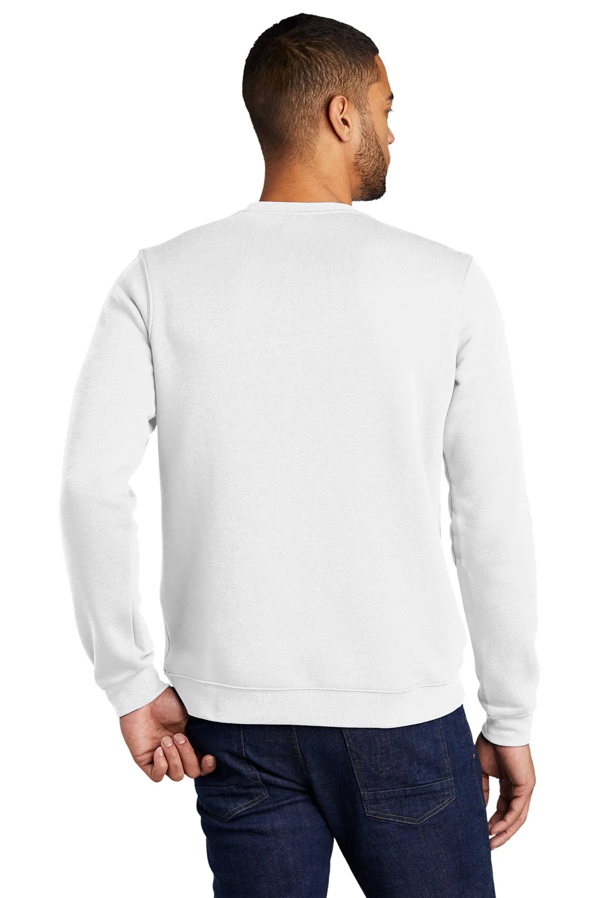 Nike Club Fleece Custom Crews, White