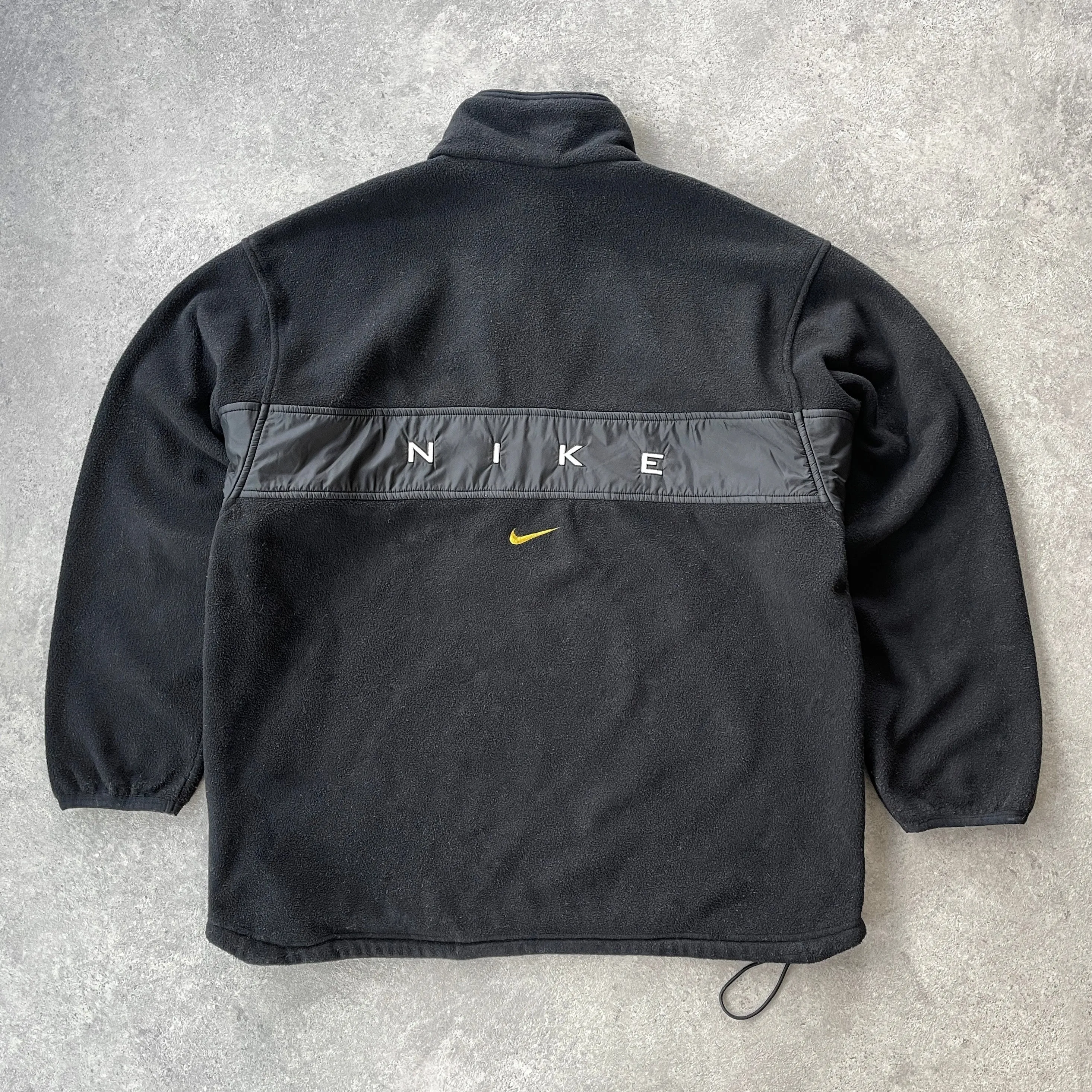 Nike RARE 1990s 1/4 zip technical heavyweight fleece (L)