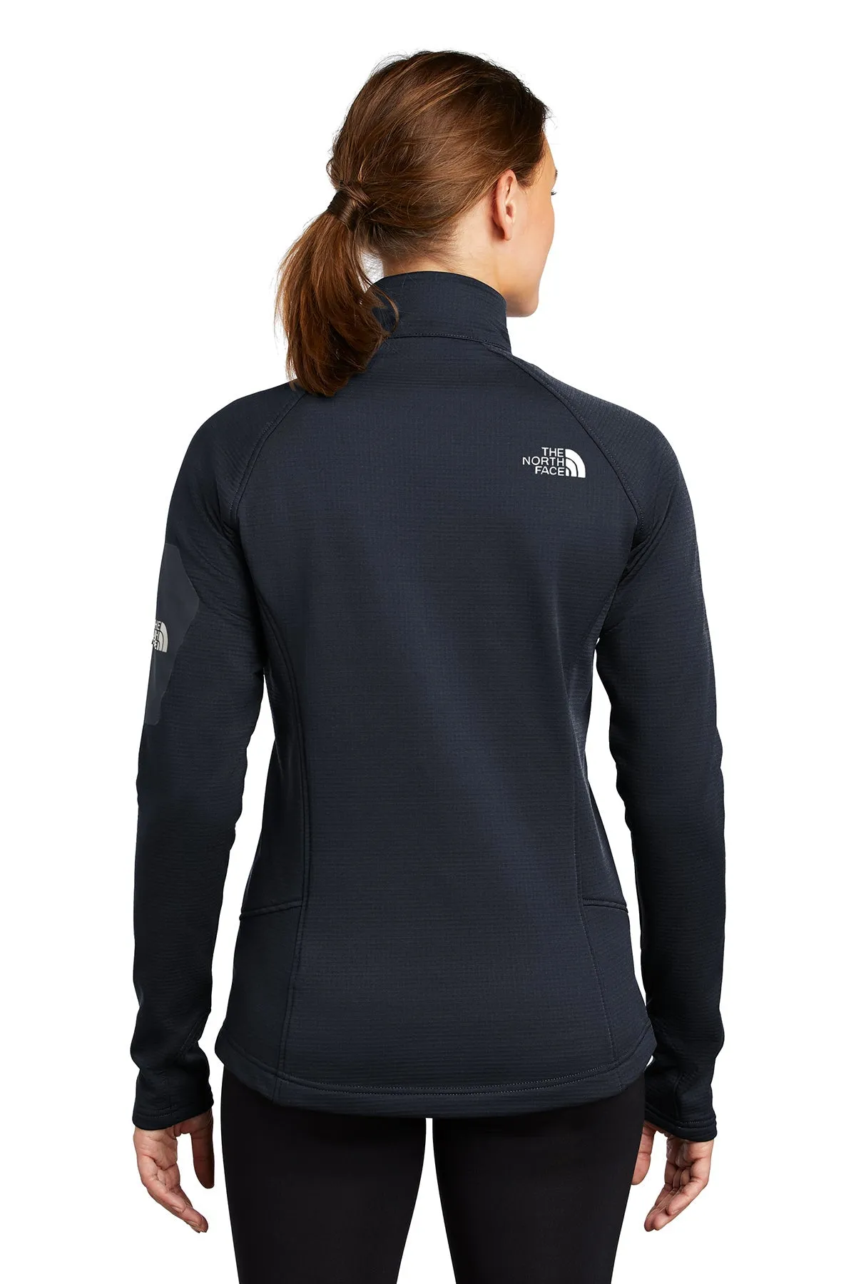 North Face Ladies Mountain Peaks Full-Zip Fleece Jacket Urban Navy