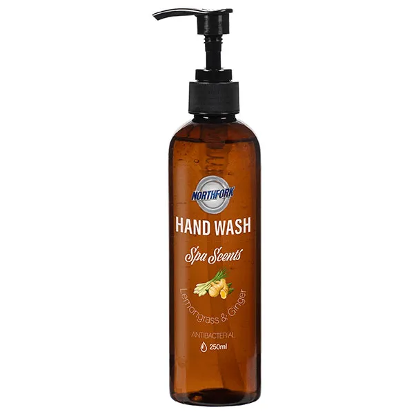 Northfork Liquid Hand Wash Antibacterial Lemongrass Ginger 250ml Bottle Australian Scents Box 12