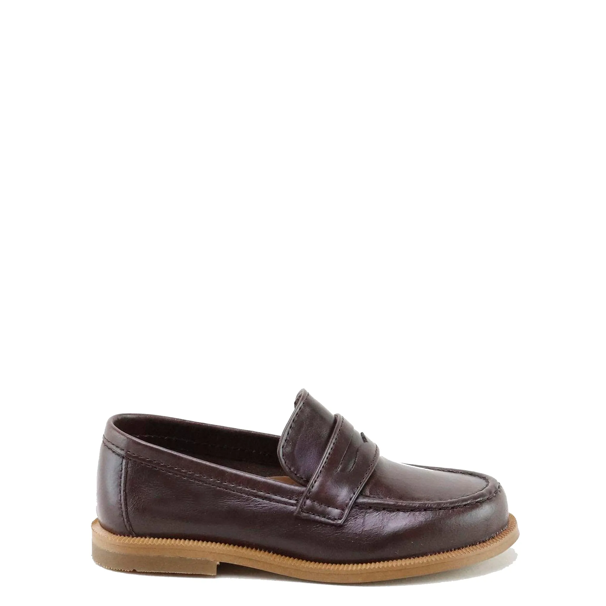 Papanatas Chocolate Leather Penny Loafer