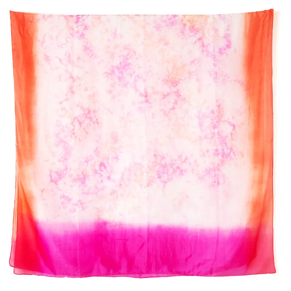 Pastel Pink Silk Scarf