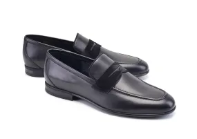 Pelle Calfskin Slip-On Loafer Black