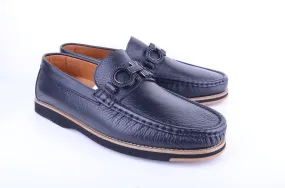 Pelle Calfskin Slip-On Loafer Blue