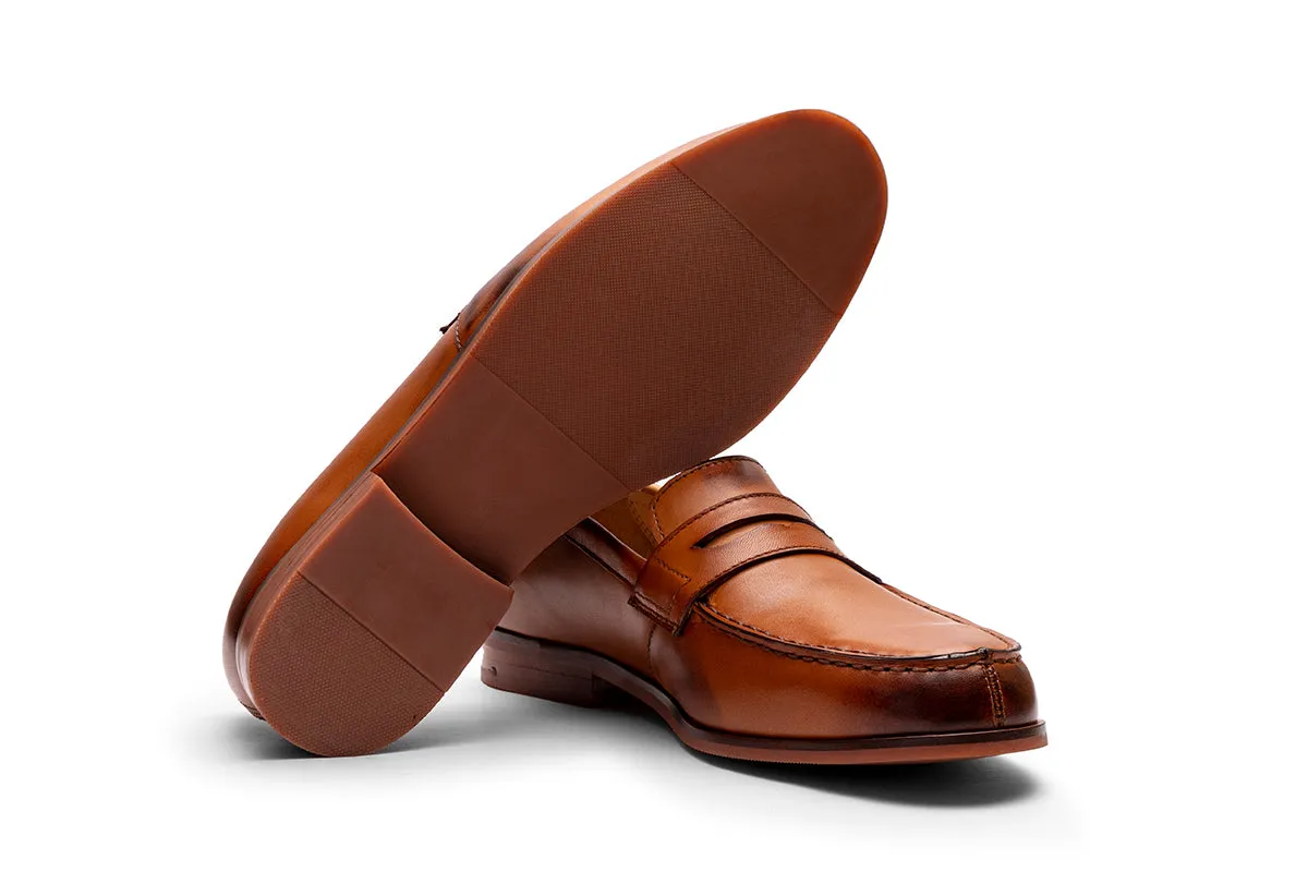 Penny Loafer With hand Stitched Apron/T