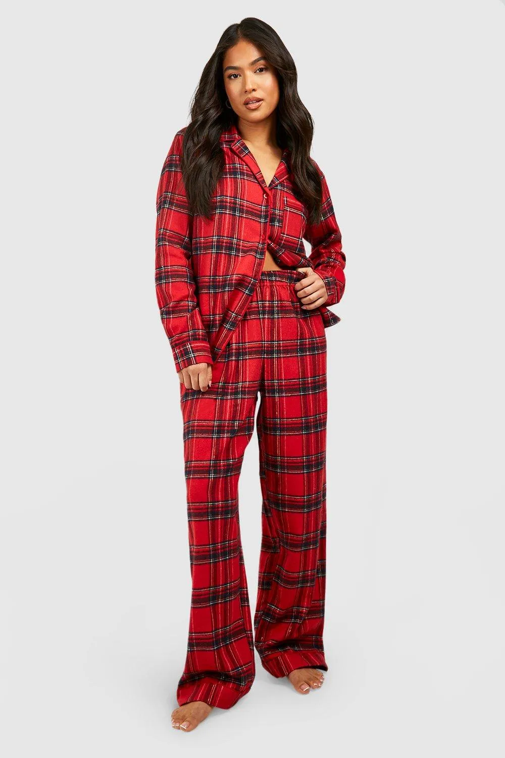 Petite Plaid Flannel Pajamas