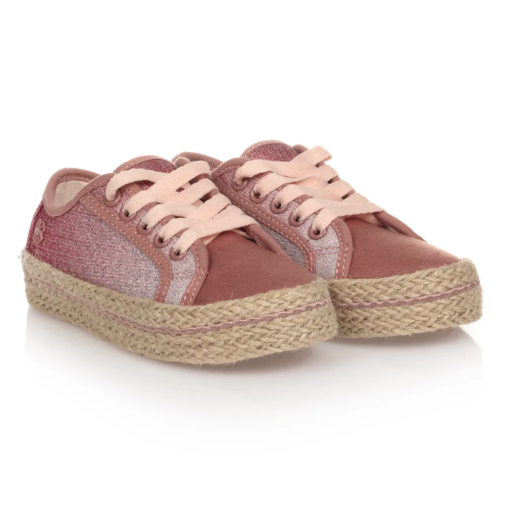 Pink Espadrille Trainers