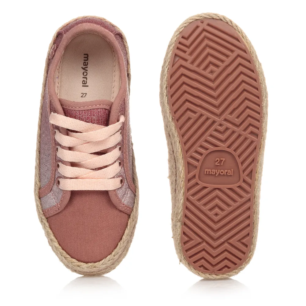 Pink Espadrille Trainers